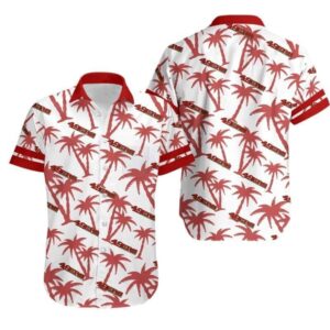 NFL San Francisco 49Ers Coconut Trees Hawaiian Shirt AR