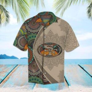 NFL San Francisco 49Ers Mandala Pattern Hawaiian Shirt YG