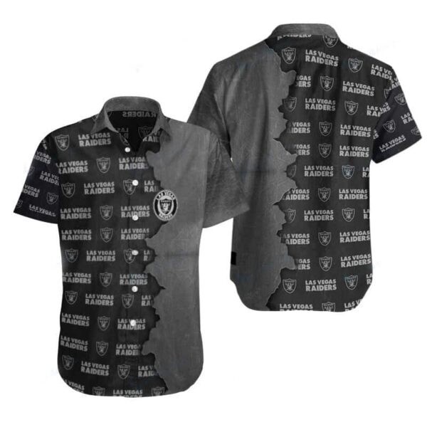 Oakland Las Vegas Raiders Football Hawaiian Shirt AO