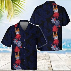 Pabst Blue Ribbon Beer Practical Hawaiian Shirt ZO