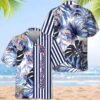 Pabst Blue Ribbon Beer Tropical Plant Leaf Practical Hawaiian Shirt RG