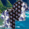 Pabst Blue Ribbon Palm Trees Hawaiian Shirt YP