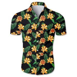 Phoenix Suns Tropical Flora Hawaiian Shirt XM