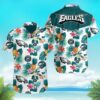 Pineapple Pattern NFL Philadelphia Eagles Hawaiian Shirt UX