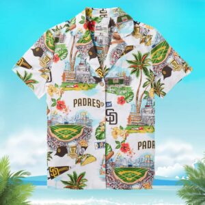 San Diego Padres Practical Hawaiian Shirt HV