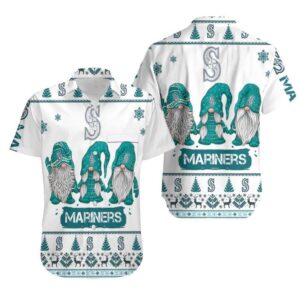 Seattle Mariners Gnome Christmas Hawaiian Shirt FR