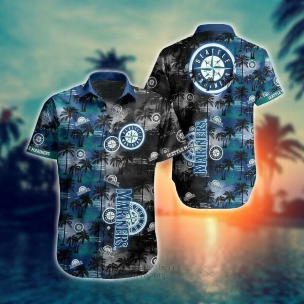 Seattle Mariners Island Pattern Hawaiian Shirt TV