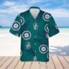 Seattle Mariners Palm Leaves Pattern Hawaiian Shirt AI