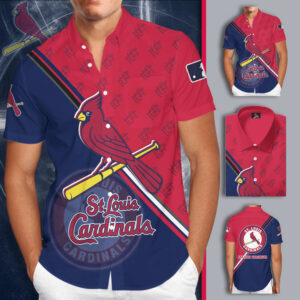 St Louis Cardinals Birthday Baseball Players Hawaiian Shirt QZ