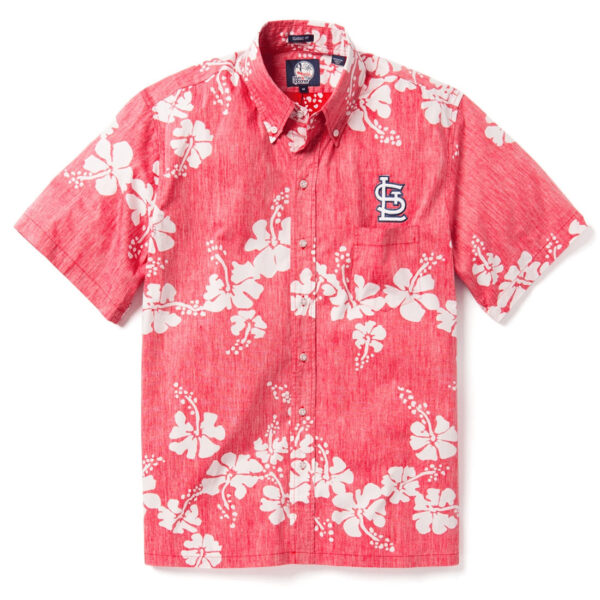 St Louis Cardinals Hibiscus Flower Pattern Best Hawaiian Shirt RH