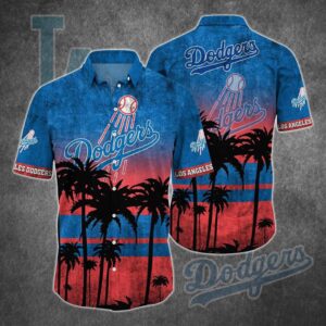 Vibes MLB Los Angeles Dodgers Hawaiian Shirt GA