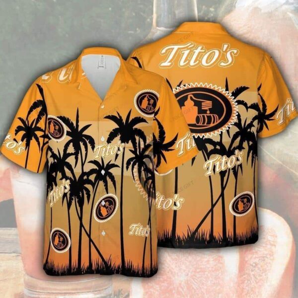 Vibes Titos Vodka Hawaiian Shirt CV