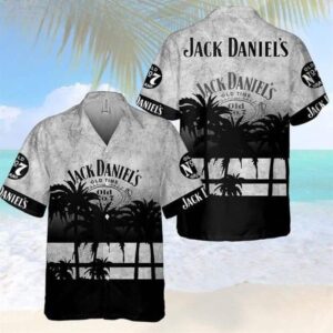 Vintage Jack Daniels Fathers Day Whiskey Hawaiian Shirt YY