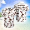 White Aloha Captain Morgan Hawaiian Shirt ER