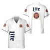 White Miller Lite Beer Drinkers Hawaiian Shirt ME