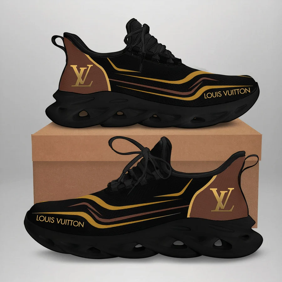 Louis vuitton brown max soul shoes sneakers luxury fashion