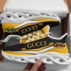 Gucci white yellow max soul shoes sneakers luxury fashion