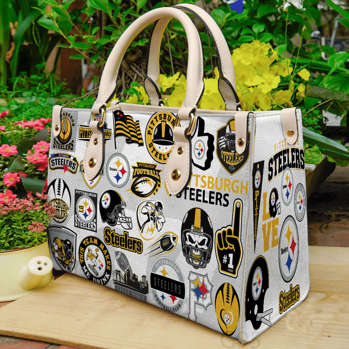 Pittsburgh Steelers 1 Women Leather Hand Bag