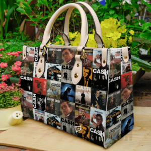 Johnny Cash Women Leather Hand Bag