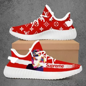 Louis Vuitton Supreme Justin Bieber Luxury Brand Premium Red Yeezy Sneaker