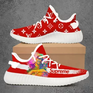 Louis Vuitton Supreme Snoop Dogg Luxury Brand Premium Red Yeezy Sneaker