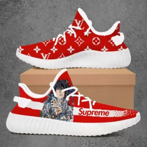 Louis Vuitton Supreme Sasuke Luxury Brand Premium Red Yeezy Sneaker