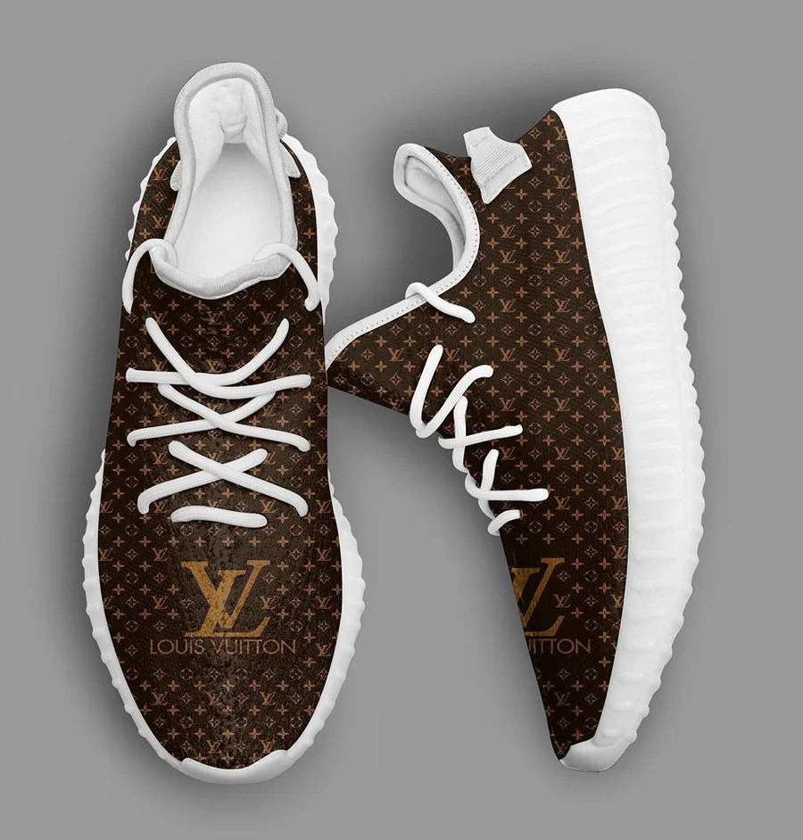 Louis Vuitton Brown Luxury Brand Premium Yeezy Sneaker