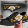 Versace Medusa Low Top Canvas Shoes Luxury Brand