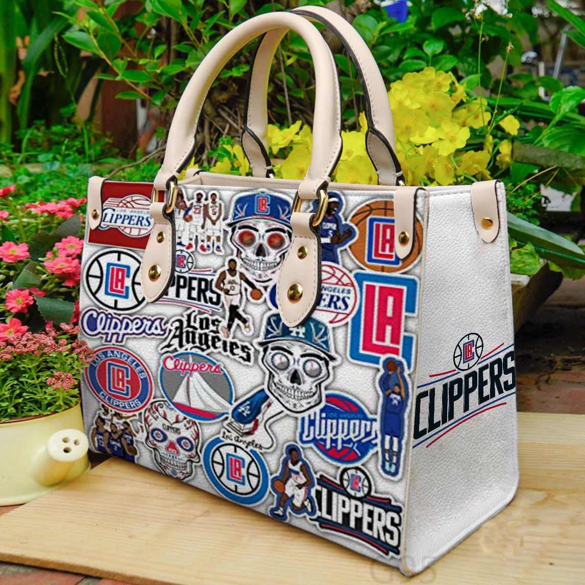 Los Angeles Clippers 1 Women Leather Hand Bag