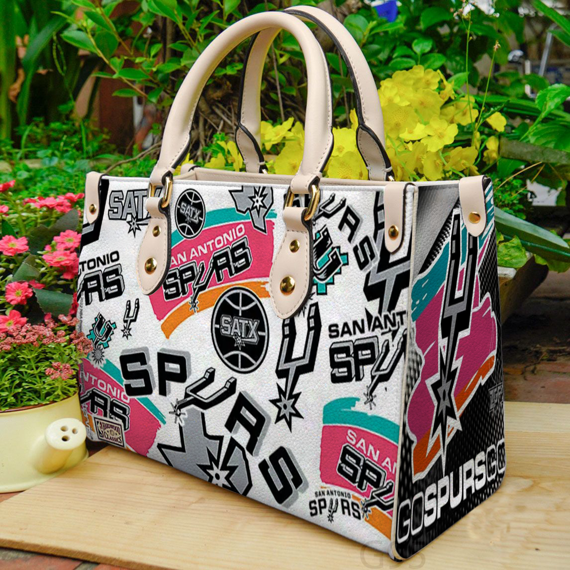 San Antonio Spurs Women Leather Hand Bag