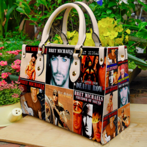 Bret Michaels 1 Women Leather Hand Bag