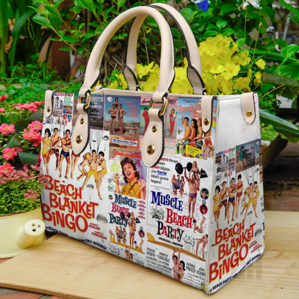 Beach Party Annette Funicello Women Leather Hand Bag