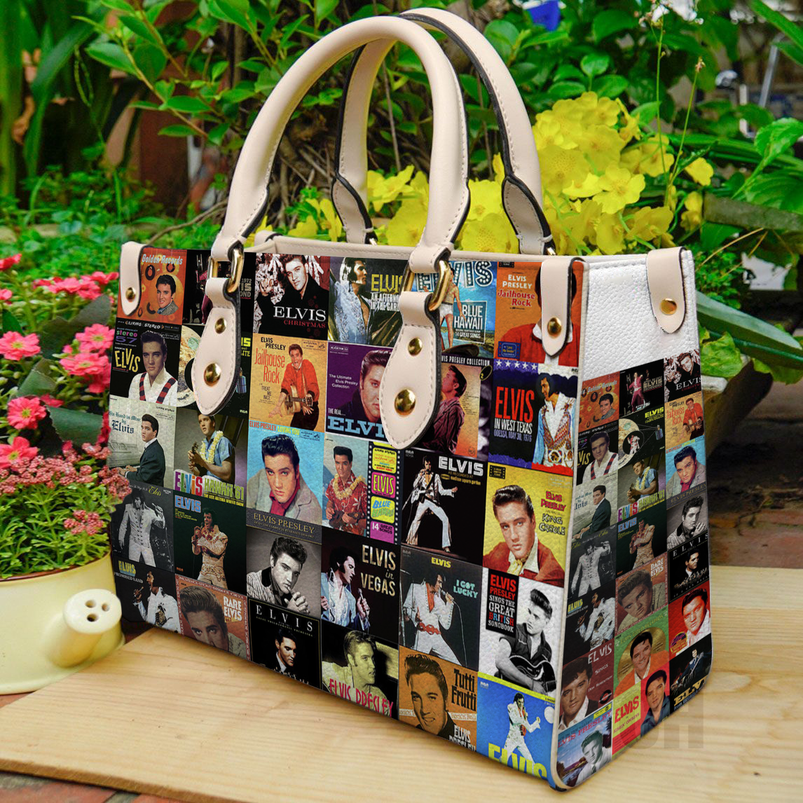 Elvis Presley lover Women Leather Hand Bag