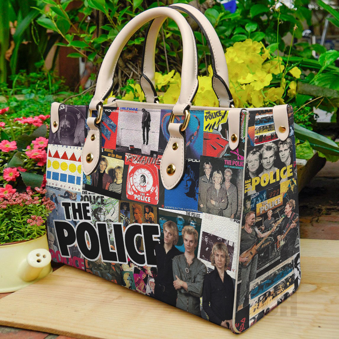 The Police Women Leather Hand Bag