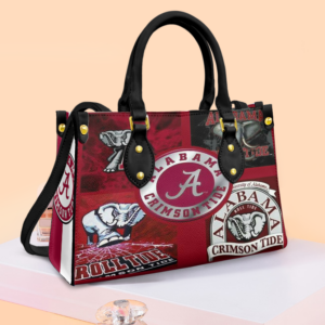 Alabama Crimson Tide Women Leather Hand Bag