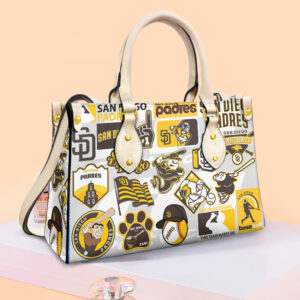 San Diego Padres Women Leather Hand Bag