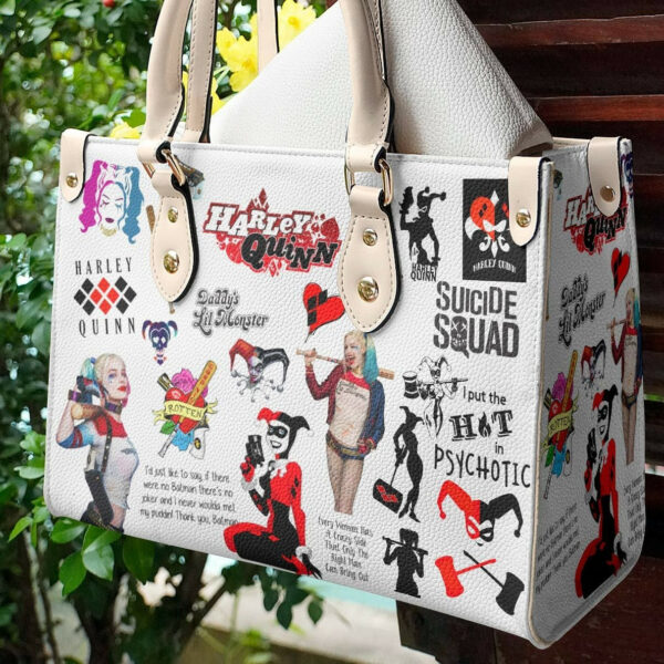 Harley Quinn 1 Women Leather Hand Bag