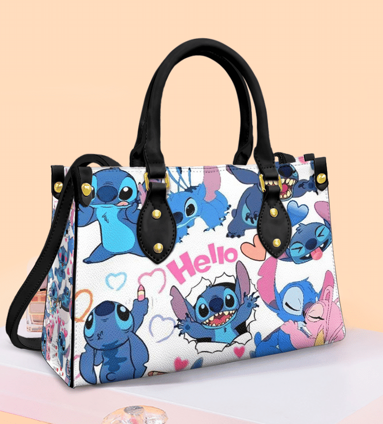 Stitch Disney Women Leather Hand Bag