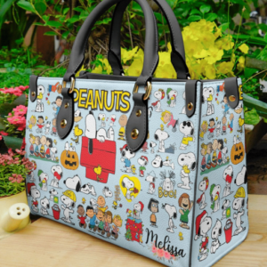 Snoopy Dog Funny g2 Women Leather Hand Bag