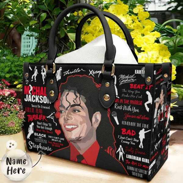 Michael Jackson Women Leather Hand Bag