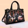 Elvis Presley 7 White Women Leather Hand Bag