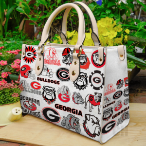 Georgia Bulldogs Women Leather Hand Bag