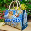 Stefanos Tsitsipas Women Leather Hand Bag