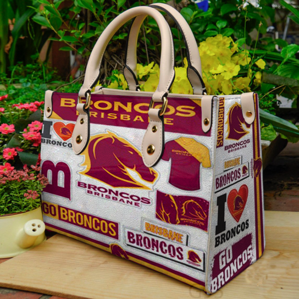 Brisbane Broncos Women Leather Hand Bag