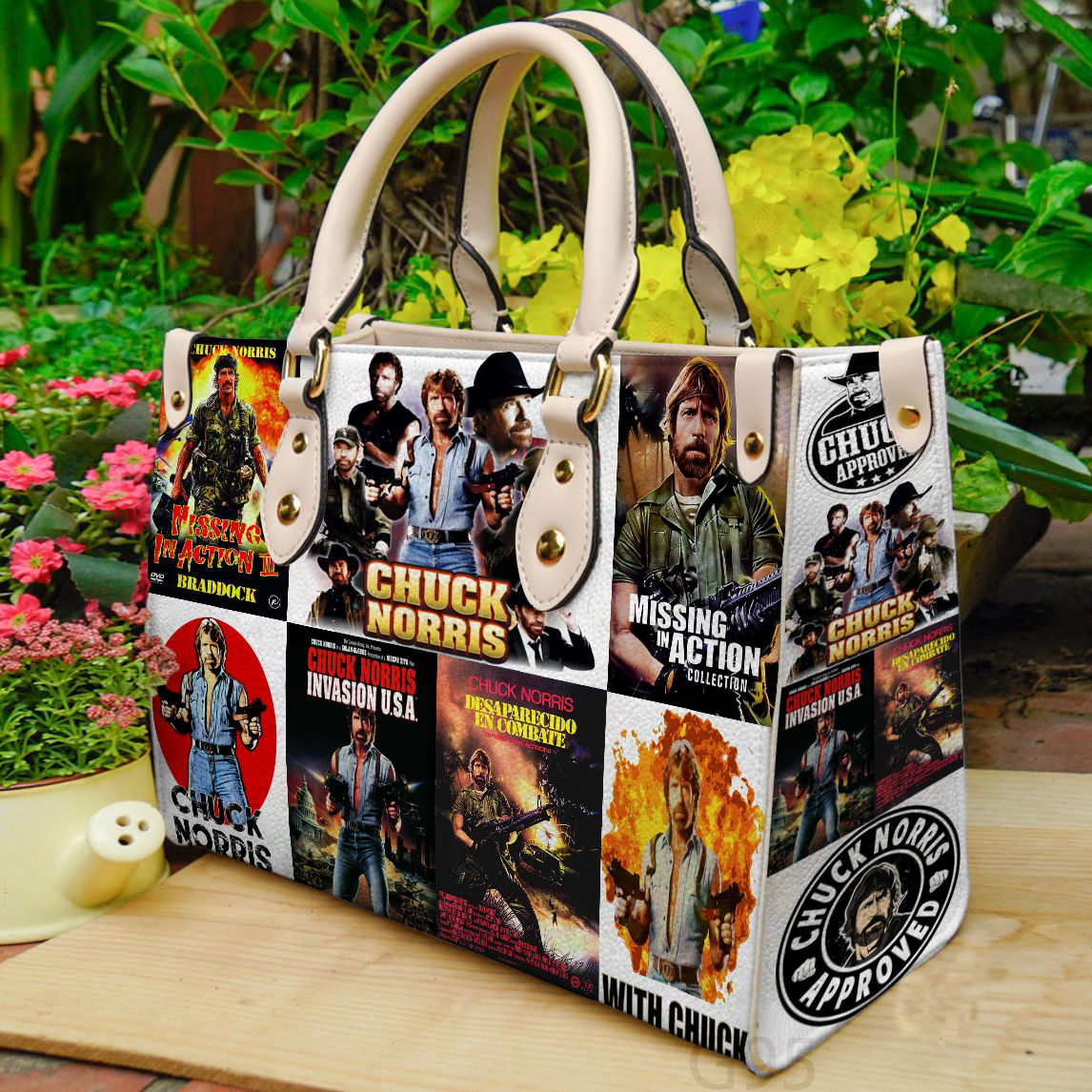 Chuck Norris Women Leather Hand Bag