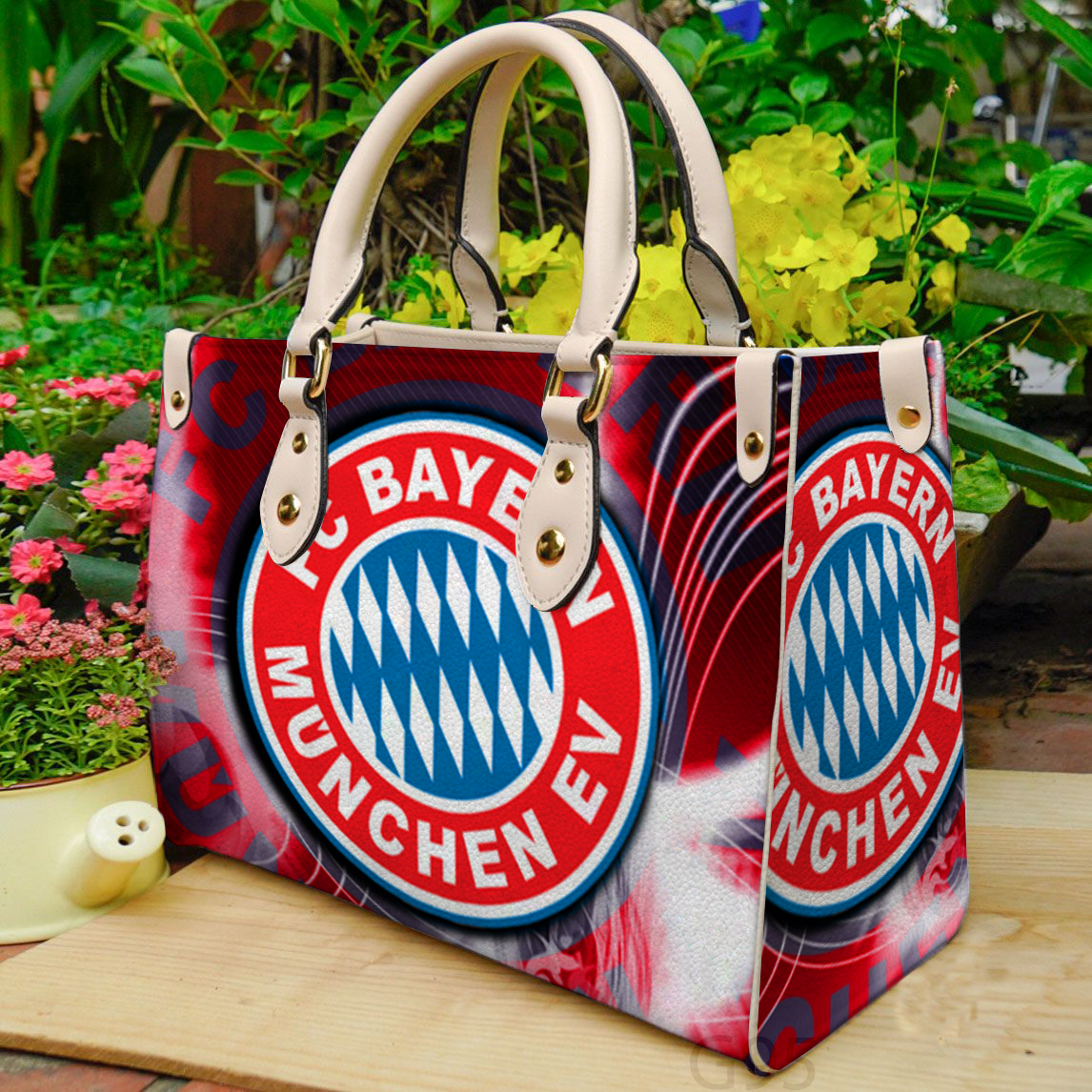 Bayern Munich Women Leather Hand Bag