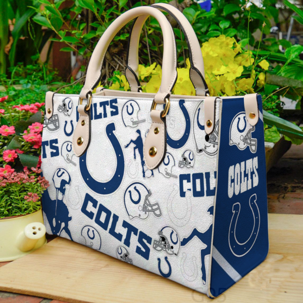 Indianapolis Colts Women Leather Hand Bag