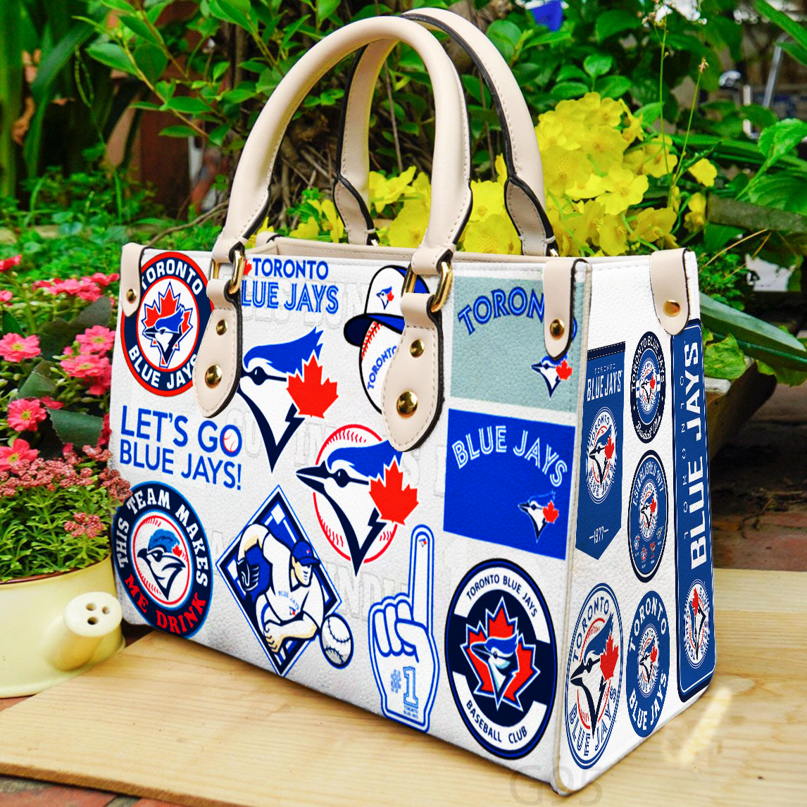 Toronto Blue Jays Women Leather Hand Bag