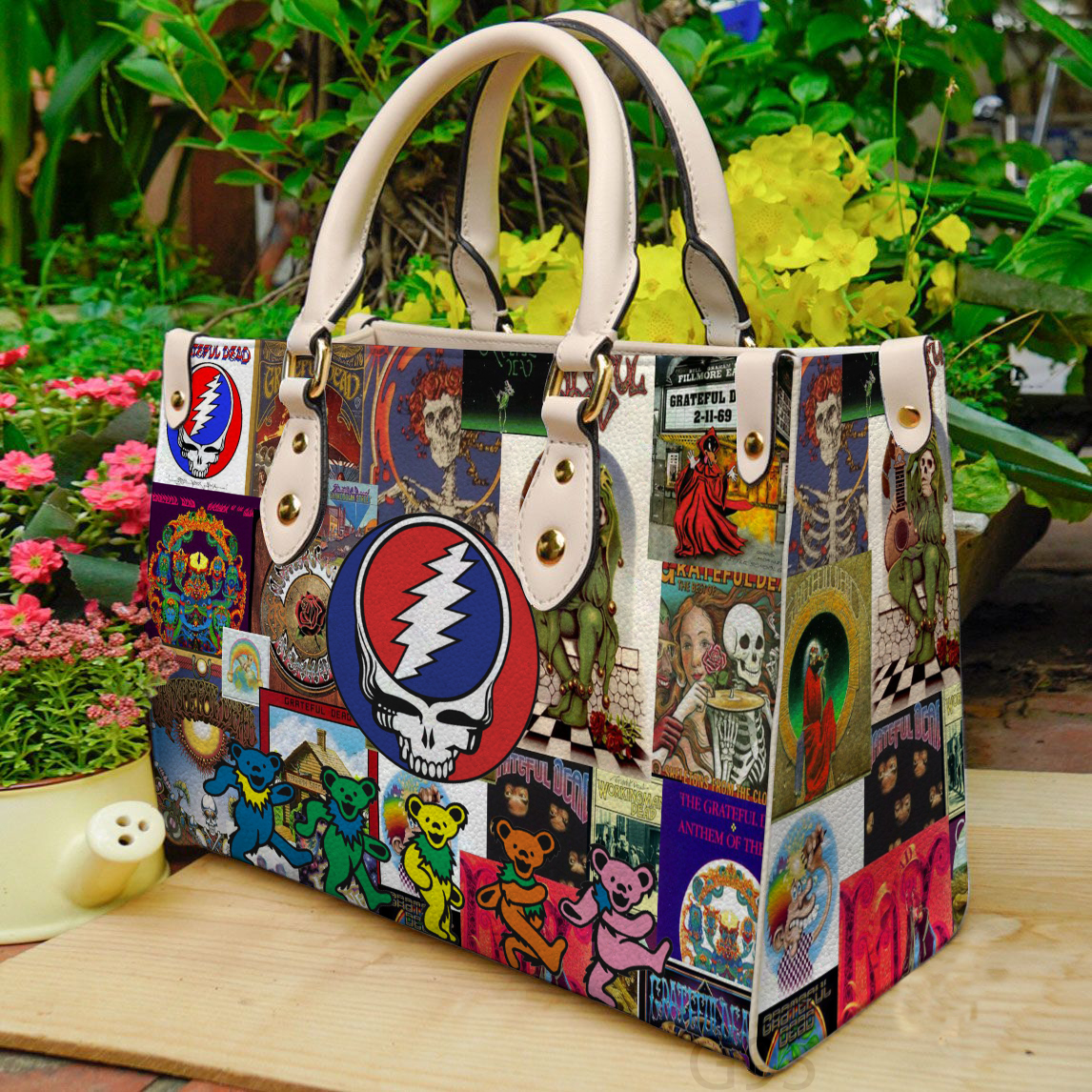 Grateful Dead Women Leather Hand Bag