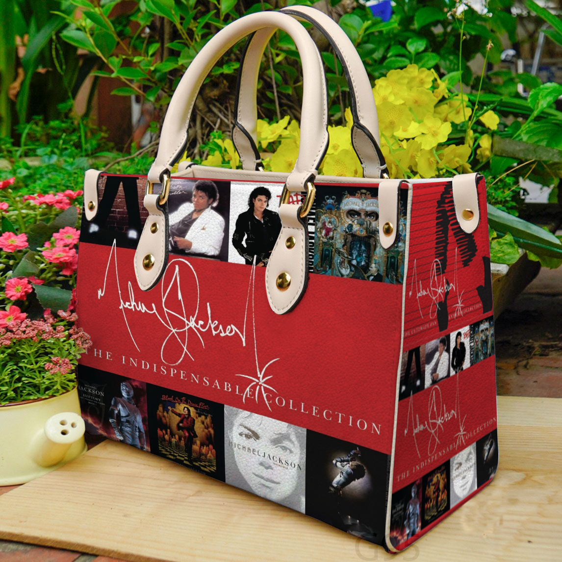 Michael Jackson Love Women Leather Hand Bag